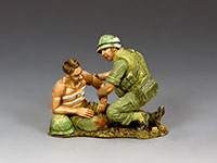 Corpsman & Wounded Marine
