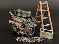 Tiger Tank Engine Ladder & Toolbox
