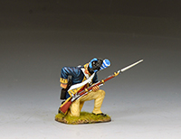 W.G.C. Kneeling Reaching For A Cartridge