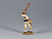 French Marine Infantry Swinging His Rifle