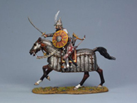 Ottoman Cavalry Charging, Sword & Silver Armour